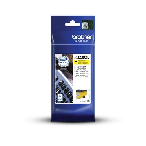 [36289] [LC3239XLY] BROTHER Cartucho de tinta amarillo de larga duracion LC3239XLY