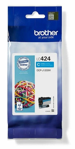 [43311] [LC424C] BROTHER tinta cian para DCPJ1200W LC424C