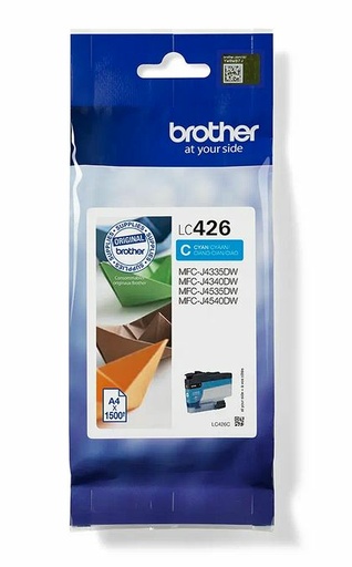 [43316] [LC426C] BROTHER tinta cian para MFCJ4340DW/MFCJ4540DW/MFCJ4540DWXL LC426C