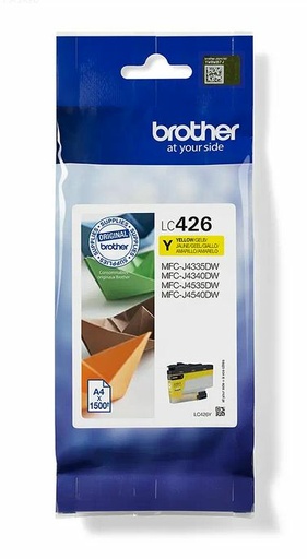 [43318] [LC426Y] BROTHER tinta amarilla para MFCJ4340DW/MFCJ4540DW/MFCJ4540DWXL LC426Y