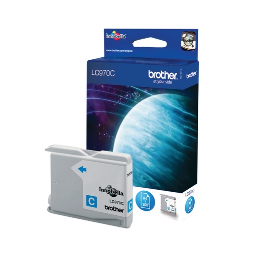 [11514] [LC970C] BROTHER  Cartucho de tinta cian  MFC/DCP-135/150C/235C/260C Cartucho Cian(300 pag.)