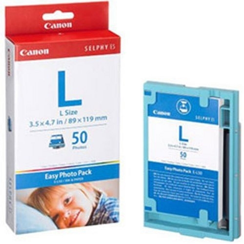 [11161] [1248B001AA] Canon Selphy ES 1 Easy Photo Pack E-L50 tinta+tamaño L (50 fotos)