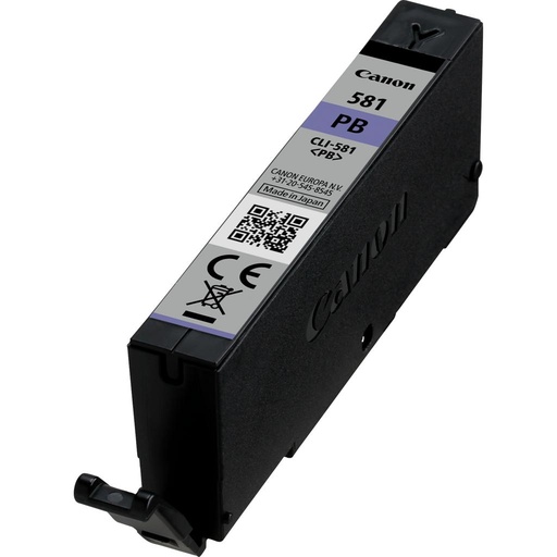 [44235] [2107C001] CANON cartucho de tinta foto azul CLI581PB para Pixma TR8550 TS6250 TS8250 TS9150 TS9550