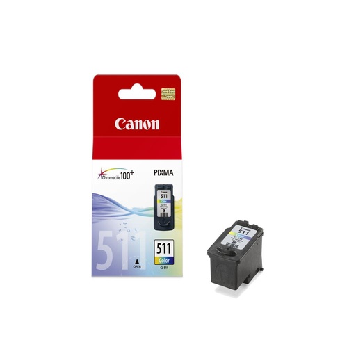 [14715] [2972B010] Canon Pixma MP240/260/480 Cartucho Color CL511 (Blister + alarma)