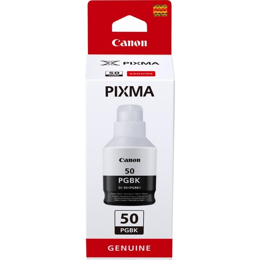 [42839] [3386C001] CANON Cartucho Negro GI-50PGBK PIXMA G5050 G6050 G7050 GM2050 GM4050