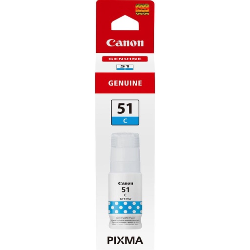 [45242] [4546C001] CANON Botella de tinta Cian GI-51C para G1520 G2520 G3520 G3560