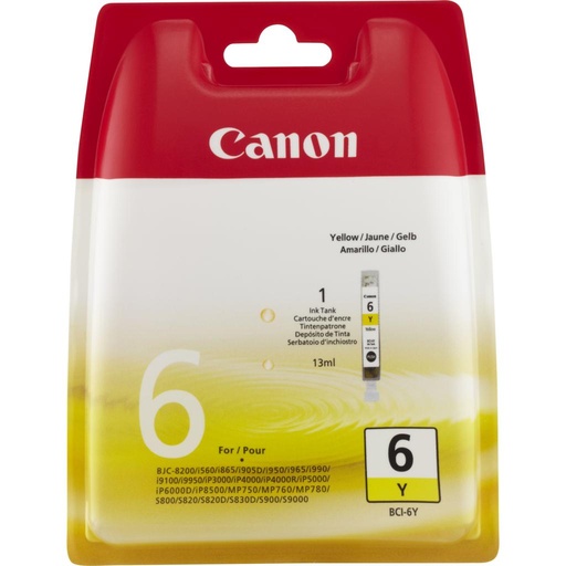 [6901] [4708A002] Canon S-800/820/820D/830D, IP-4000/5000 I-560/ 865/905D Cart. Amarillo, 280 paginas