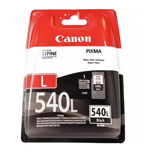 [51450] [5224B010] CANON Cartucho PG540L, MG2150 Negro Blister (sin alarma)