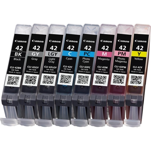 [30118] [6384B010] Canon PIXMA PRO-100 Cartuchos Pack 8 colores CLI-42