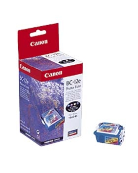 [20035] [BC-12E] Canon BJC-55/85 Cartucho + Deposito Fotografico Negro y Color