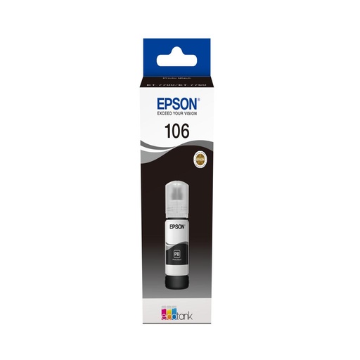 [33948] [C13T00R140] EPSON 106 EcoTank Photo Black ink bottle ET-7700 / ET-7750