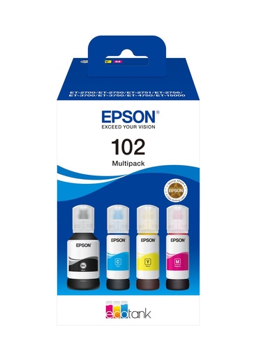 [40625] [C13T03R640] EPSON 102 EcoTank 4-colour Multipack (WE)