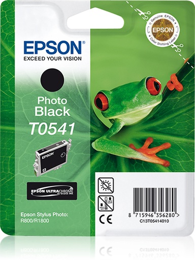 [3918] [C13T05414010] Epson Stylus Photo R-800/1800 Cartucho Negro Fotográfico                                                    DESCATALOGADO
