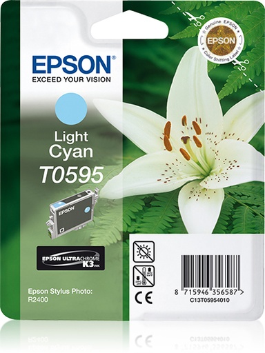 [4893] [C13T05954010] Epson Stylus Photo R-2400 Cartucho Cian Claro                             descatalogado