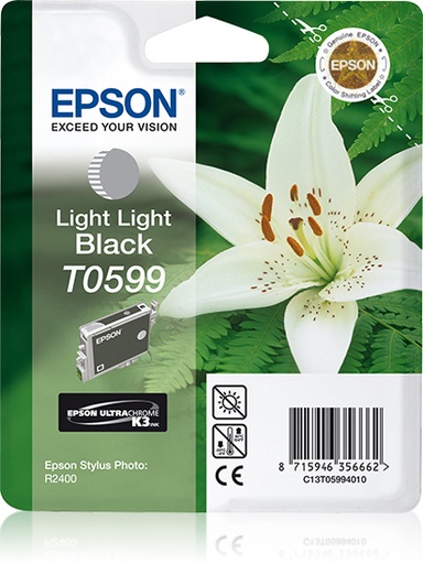 [4896] [C13T05994010] Epson Stylus Photo R-2400 Cartucho Gris Claro     DESCATALOGADO