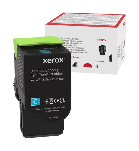[45061] [006R04357] XEROX Toner C310 Cian capacidad estandar (2000 paginas)
