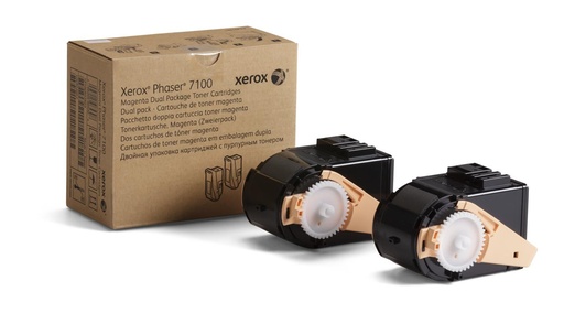 [17809] [106R02603] XEROX Phaser 7100 Toner Magenta (Pack 2)