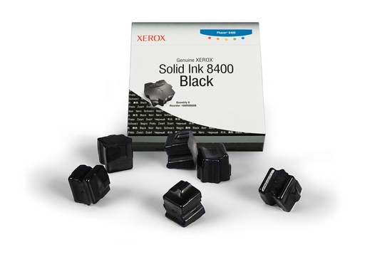 [3155] [108R00608] XEROX Toner TEKTRONIX Phaser 8400 Cartucho Negro . 6 Unidades 6.800 Paginas