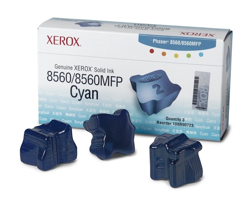 [24981] [108R00723] XEROX Toner TEKTRONIX Phaser 85603 barras Cartucho tinta solida Cian