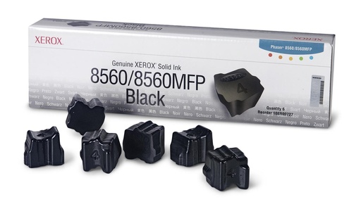 [24985] [108R00727] XEROX Toner TEKTRONIX Phaser 85606 barras Cartucho tinta solida Negra