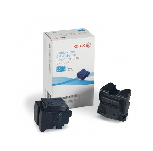 [13368] [108R00931] XEROX TEKTRONIX QUBE8570 Cartucho Cartucho tinta solida Cian (Pack 2)
