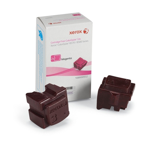 [13369] [108R00932] XEROX TEKTRONIX QUBE8570 Cartucho Cartucho tinta solida Magenta(Pack 2)