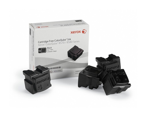 [13372] [108R00935] XEROX TEKTRONIX QUBE8570 Cartucho Cartucho tinta solida Negro (Pack 4)