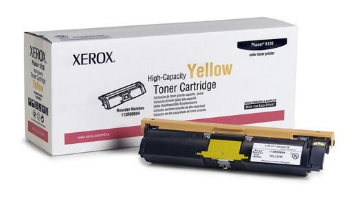 [25038] [113R00694] XEROX TEKTRONIX Phaser 6120 Toner Amarillo  Alta Capacidad (4.500 pag.)