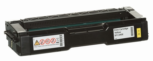 [33886] [407902] RICOH Print Cartridge Yellow SP C340E 5k