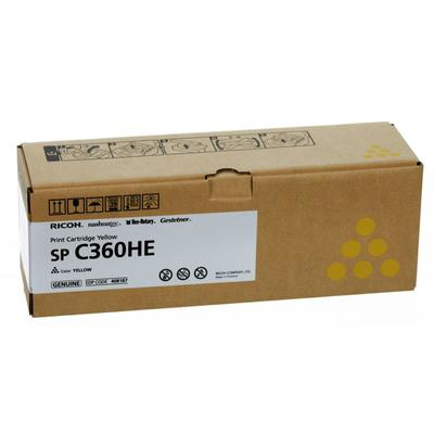 [35125] [408187] RICOH Print Cartridge Yellow SP C360HE