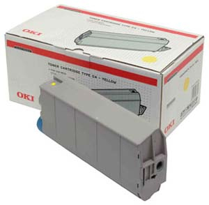 [3506] [41963005] OKI Toner C-7100/C-7300/C-7500 Amarillo