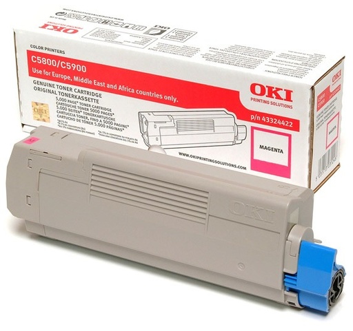 [8760] [43324422] OKI C-5800/C-5900 Toner Magenta