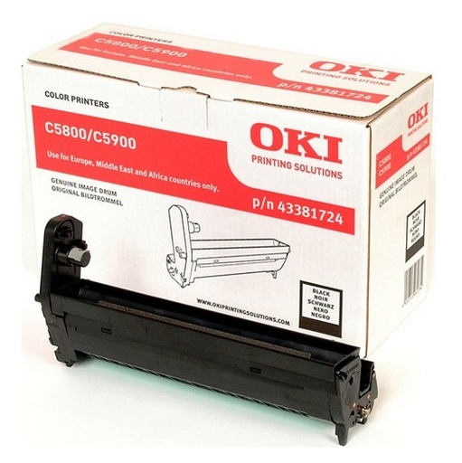 [9677] [43381724] OKI C-5800/C-5900 Tambor Negro
