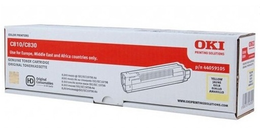 [12534] [44059105] OKI C810/C830/ Toner Amarillo 8k