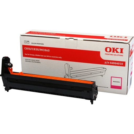 [12539] [44064010] OKI C810 / C830 / MC860 / MC851/ MC851+ / C801 / C821 - 20.000 paginas Tambor Magenta