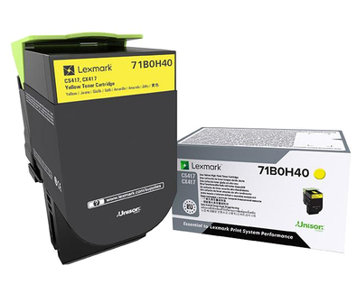 [35353] [71B0H40] Lexmark CS/CX 417 Cartucho de toner amarillo Alto Rendimiento