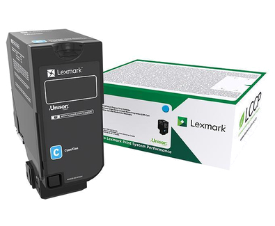 [35409] [73B20C0] Lexmark CS/CX 827 Cartucho de toner cian Retornable