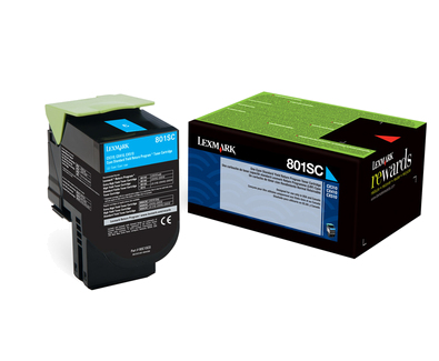 [18453] [80C2SC0] LEXMARK toner CX210/410/510 cyan Retornable (2k)