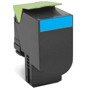 [33306] [80C2XC0] LEXMARK 802XC Cartucho de toner cian Extra Alto Rendimiento Retornable (4k)