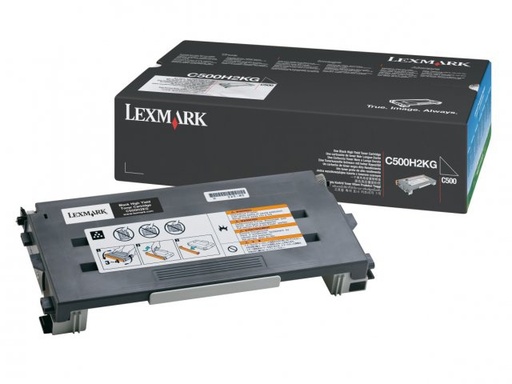 [8806] [C500H2KG] LEXMARK C-500/X500/X502 Toner Negro Alto Rendimiento