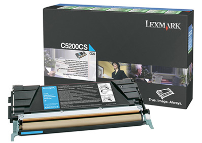 [24776] [C5200CS] LEXMARK Toner C-530 Retornable cian