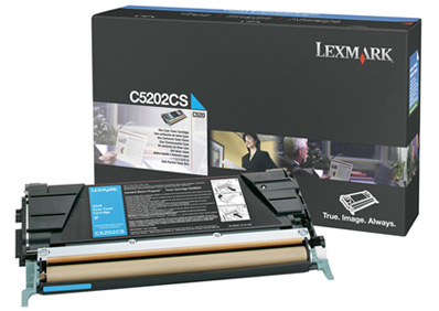 [35574] [C5202CS] Lexmark C520, C530 Cartucho toner cian (1,5K)