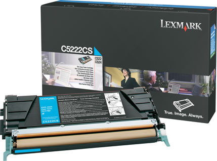 [35578] [C5222CS] Lexmark C522, C524, C53x Cartucho toner cian (3K)