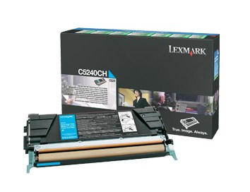 [8918] [C5240CH] LEXMARK Toner C-524/532/534 Retornable Alto Rendimiento Cian