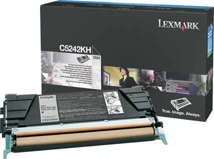 [35587] [C5242KH] Lexmark C524, C534 Cartucho toner negro Alto Rendimiento (8K)