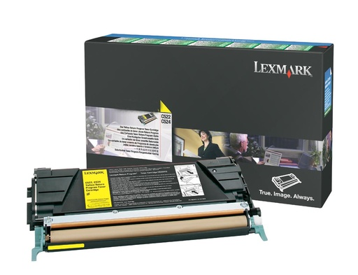 [35593] [C524H3YG] Lexmark C524, C532, C534 Yellow High Yield Return Program Corporate Cartridge