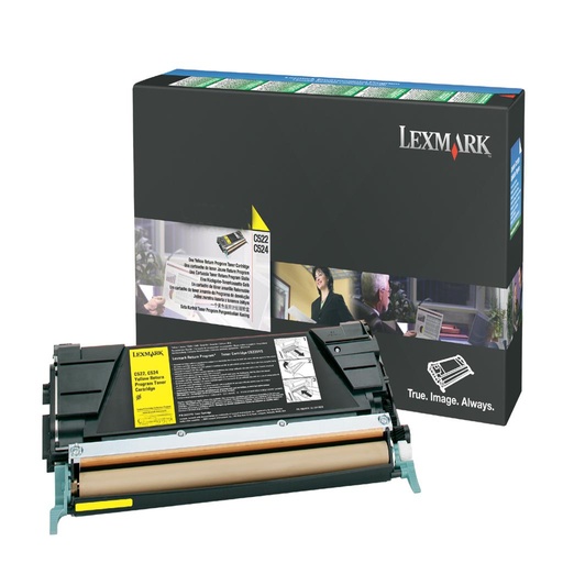 [35593] [C524H3YG] Lexmark C524, C532, C534 Yellow High Yield Return Program Corporate Cartridge