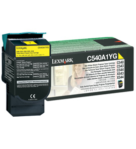 [12552] [C540A1YG] LEXMARK C540/543/544 Toner Amarillo Retornable 1K