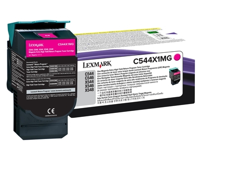 [12571] [C544X1MG] LEXMARK C544/X544 Toner Magenta Extra Alto Rendimiento Retornable