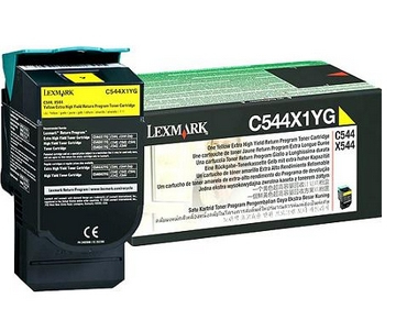 [12568] [C544X1YG] LEXMARK C544/X544 Toner Amarillo Extra Alto Rendimiento Retornable